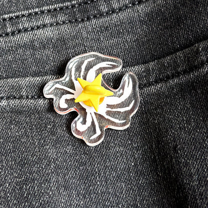 Cooked Crab Acrylic Pins