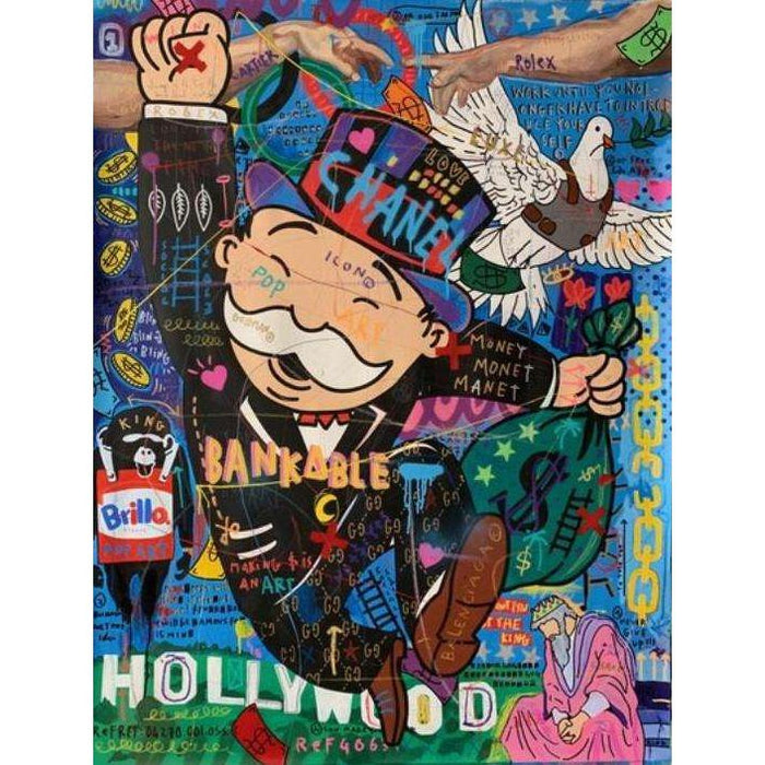 Coon Graffiti Wall: Lively Colors