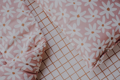 Cotton Bed Sheet Camel Check