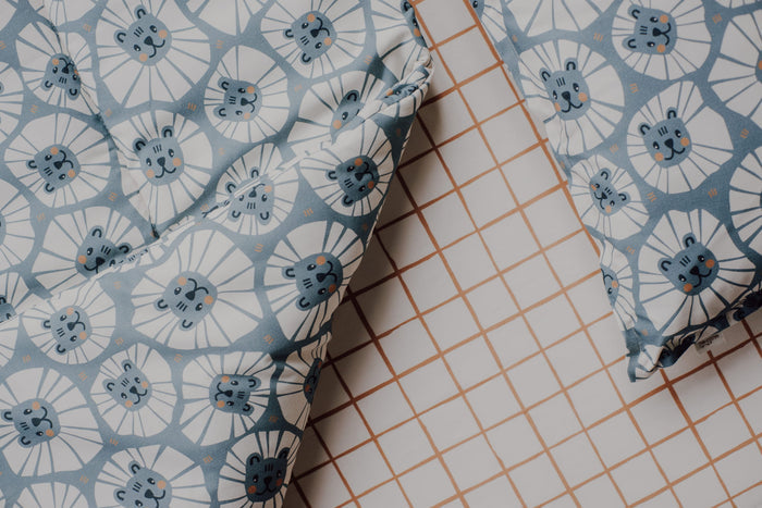 Cotton Bed Sheet Camel Check