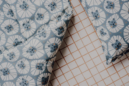 Cotton Bed Sheet Camel Check