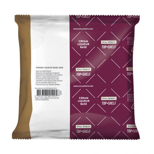 Bottle of Still Spirits Top Shelf Cream Liqueur Base 400g.
