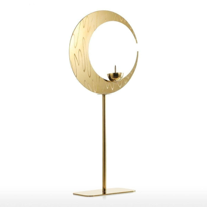 Crescent Candlestick Holder - Elegant & Timeless Decor Accent