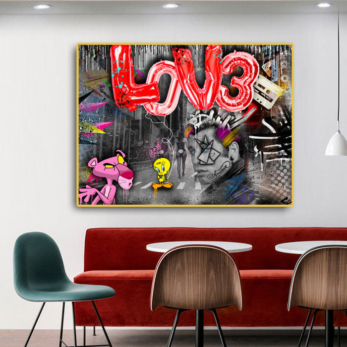Danny Zuko Graffiti: Playful Art inspired by the character