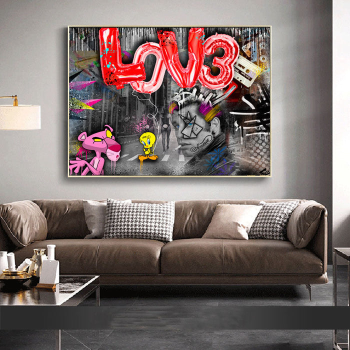 Danny Zuko Graffiti: Playful Art inspired by the character