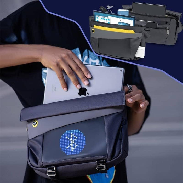 Divoom Customizable Pixel Art Messenger Bag - Unique and Personalized Fashion