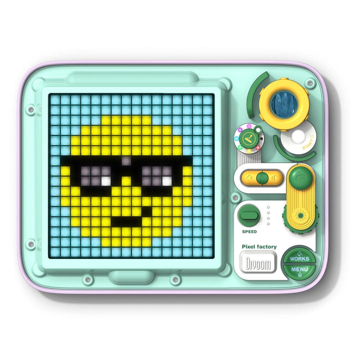 Divoom Pixel Factory Drawing Board - Educational and Creative Pixel Art Tool- Divoom Pixoo LED Digital Display Frame - WIFI App Controlled Pixel Art Decor