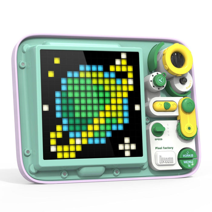 Divoom Pixel Factory Drawing Board - Educational and Creative Pixel Art Tool- Divoom Pixoo LED Digital Display Frame - WIFI App Controlled Pixel Art Decor