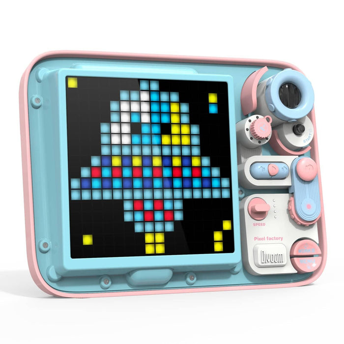Divoom Pixel Factory Drawing Board - Educational and Creative Pixel Art Tool- Divoom Pixoo LED Digital Display Frame - WIFI App Controlled Pixel Art Decor