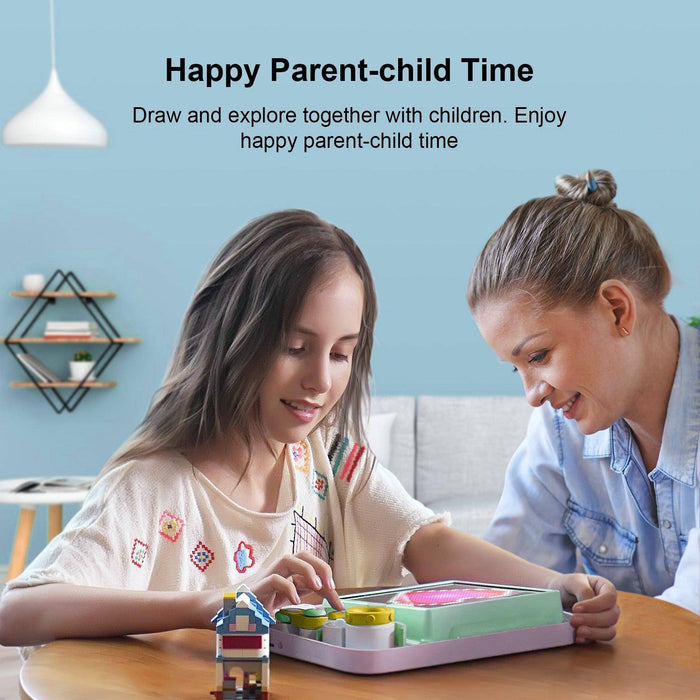 Divoom Pixel Factory Drawing Board - Educational and Creative Pixel Art Tool- Divoom Pixoo LED Digital Display Frame - WIFI App Controlled Pixel Art Decor