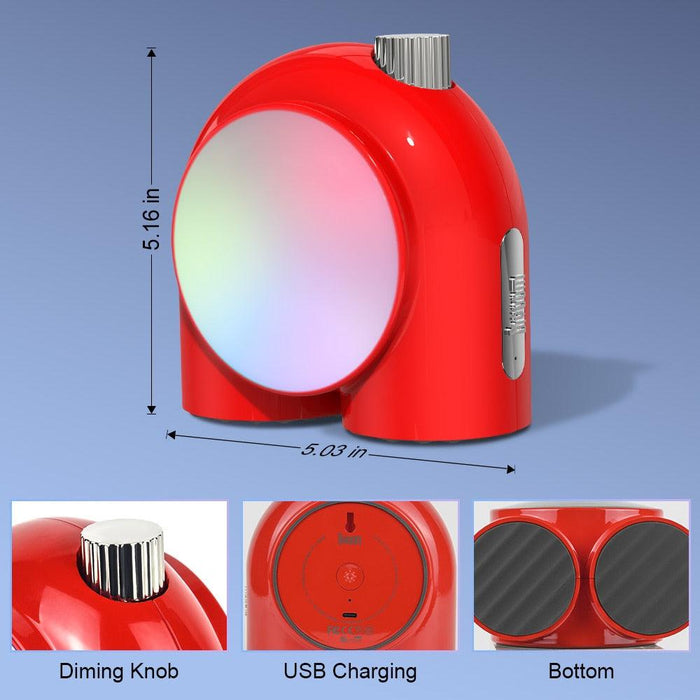 Divoom Planet-9 Bedside Music Lamp - Decorative and Functional RGB LED Lighting