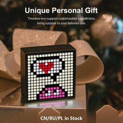 Divoom Timebox Evo Pixel Art Clock - Versatile and Creative Decor