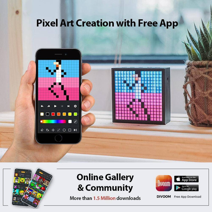 Divoom Timebox Evo Pixel Art Clock - Versatile and Creative Decor