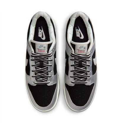 Nike Dunk Low Retro (Metallic Silver/Black)