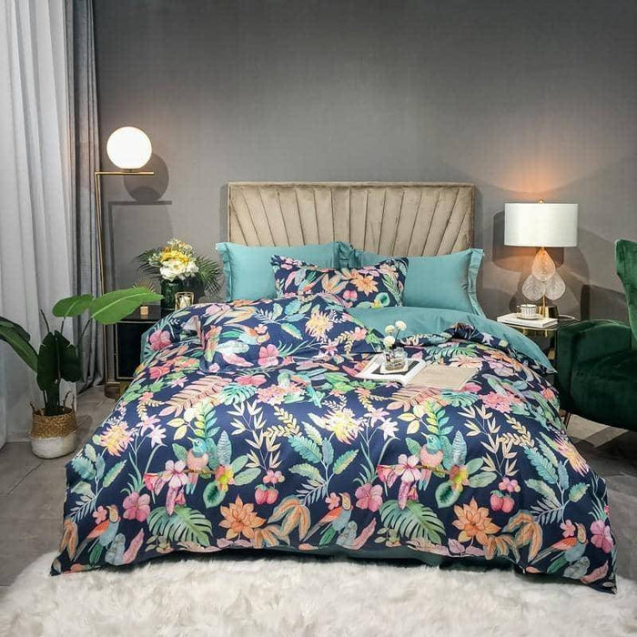 Color 6 / Flat Bed Sheet / Queen size 4Pcs