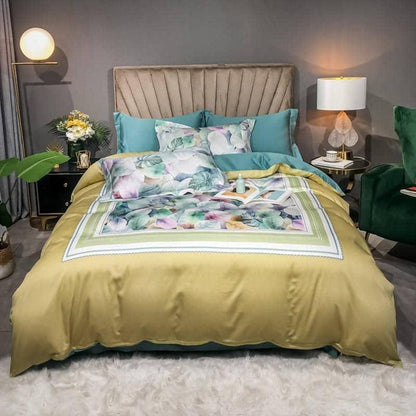 Color 7 / Flat Bed Sheet / Queen size 4Pcs