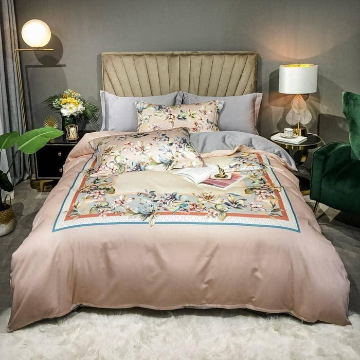 Color 8 / Flat Bed Sheet / Queen size 4Pcs