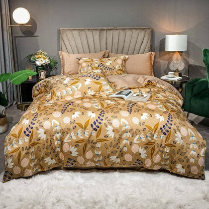 Color 11 / Flat Bed Sheet / Queen size 4Pcs