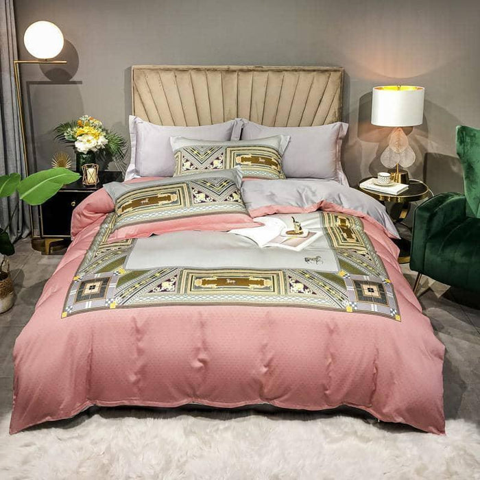 Color 13 / Flat Bed Sheet / Queen size 4Pcs