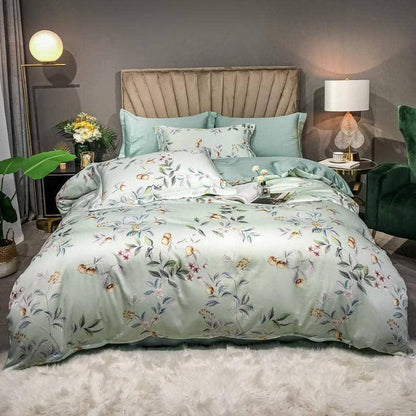 Color 15 / Flat Bed Sheet / Queen size 4Pcs