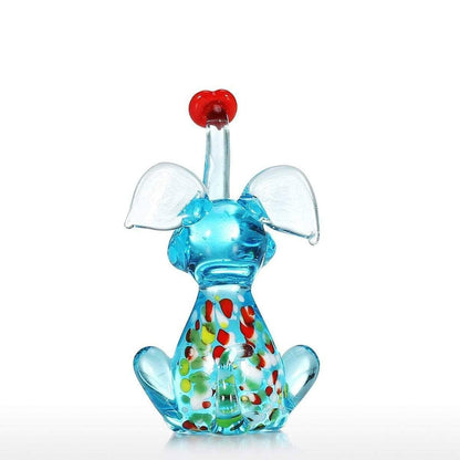 Elegant Hand-Blown Elephant: Stylish and Personalized Home Decor