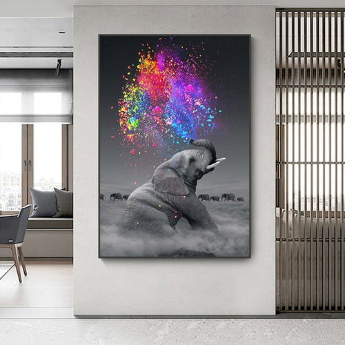 Elephant on the Cloud: Rainbow Splash