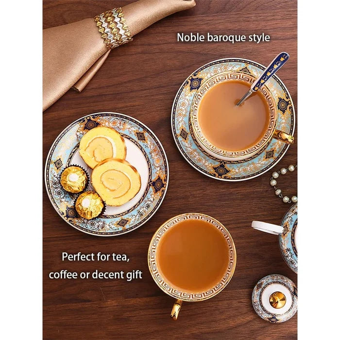 Exquisite European Splendor: Luxury Europe Style Coffee & Tea Cup Set