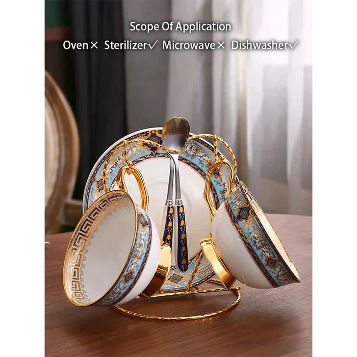 Exquisite European Splendor: Luxury Europe Style Coffee & Tea Cup Set