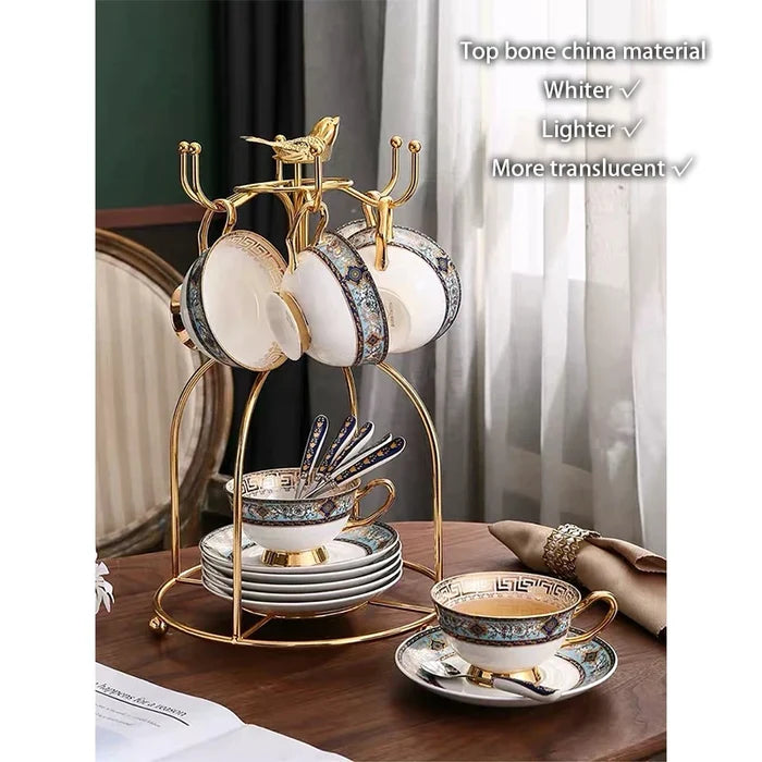 Exquisite European Splendor: Luxury Europe Style Coffee & Tea Cup Set