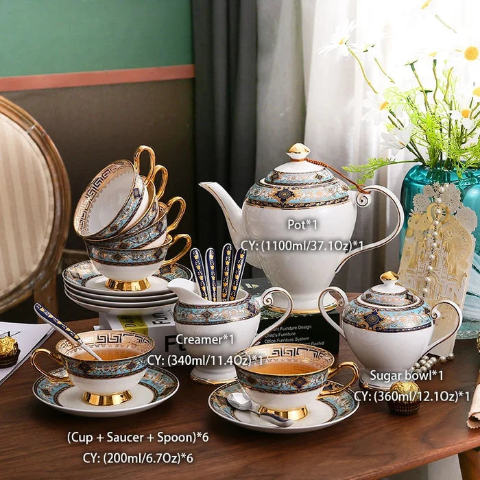 Exquisite European Splendor: Luxury Europe Style Coffee & Tea Cup Set