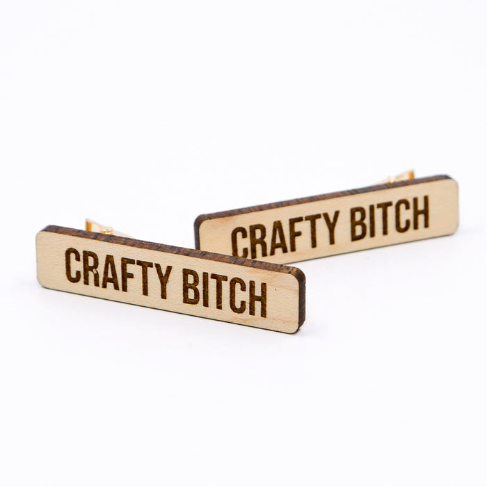 Feminist Hair Clip Set - Choose Your Saying