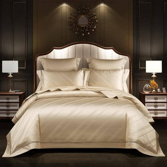 Fit for Royalty - Personalized 1200TC Egyptian Cotton Duvet Cover Set