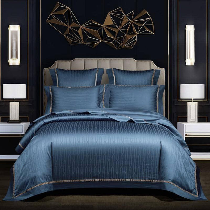Fit for Royalty - Personalized 1200TC Egyptian Cotton Duvet Cover Set
