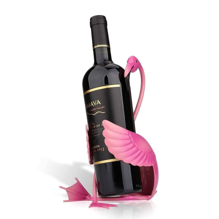 Flamingo Wine Bottle Holder - Fun and Whimsical Wine Rack Stand