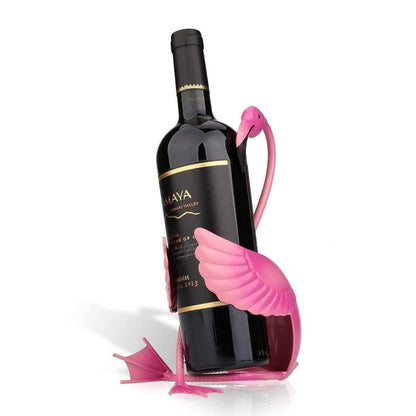 Flamingo Wine Bottle Holder - Fun and Whimsical Wine Rack Stand