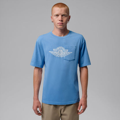 Jordan Flight Essentials Pocket T-Shirt (Blue)