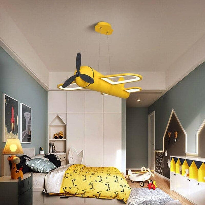 Fly into Imagination - Cartoon Aircraft LED Chandelier Light