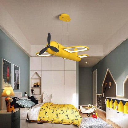 Fly into Imagination - Cartoon Aircraft LED Chandelier Light