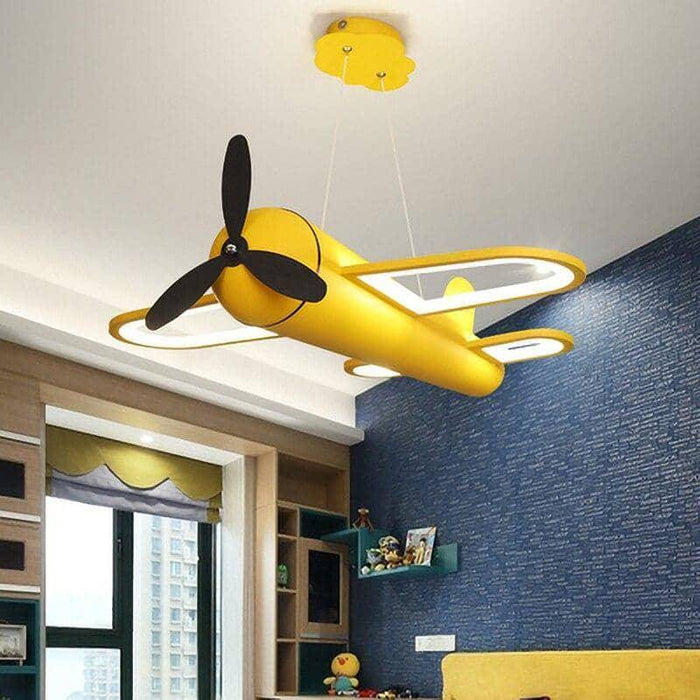 Fly into Imagination - Cartoon Aircraft LED Chandelier Light