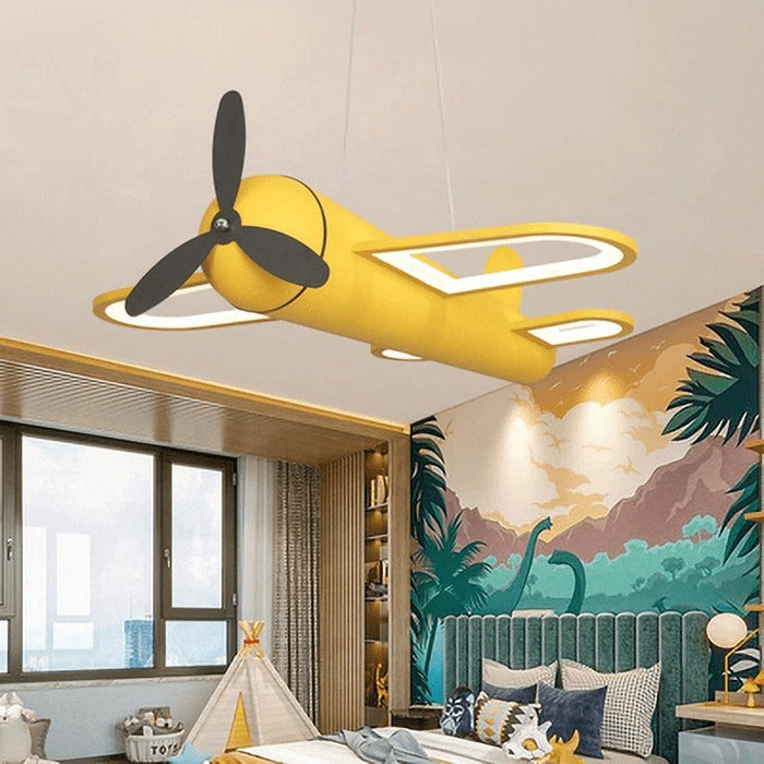 Fly into Imagination - Cartoon Aircraft LED Chandelier Light
