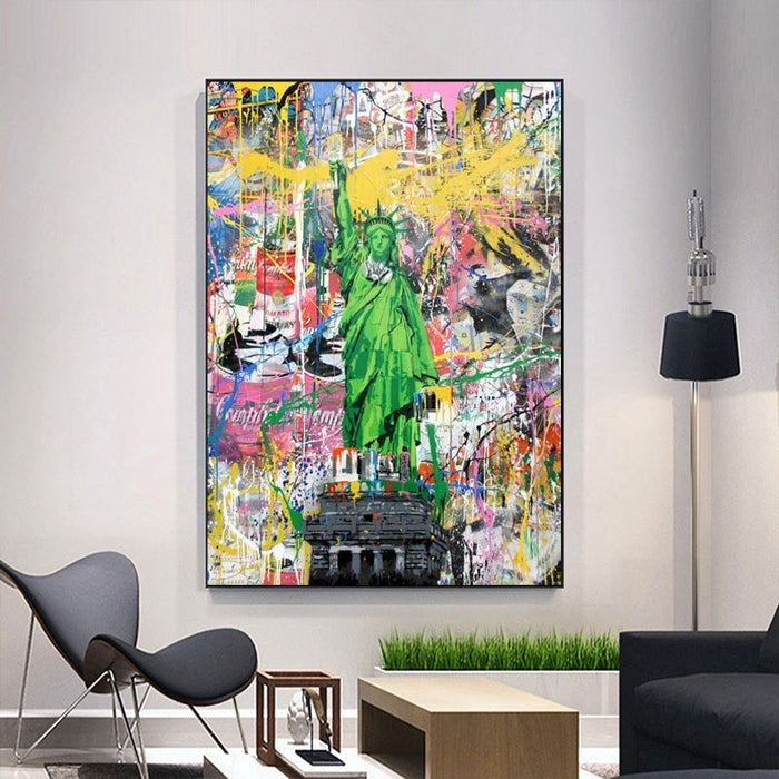 Freedom in the Streets: Statue of Liberty Graffiti