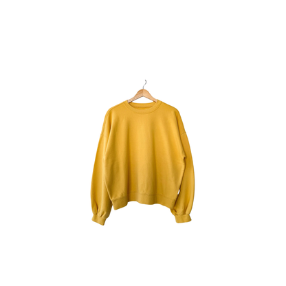 French Terry Core Sweatshirt - Deep Yellow