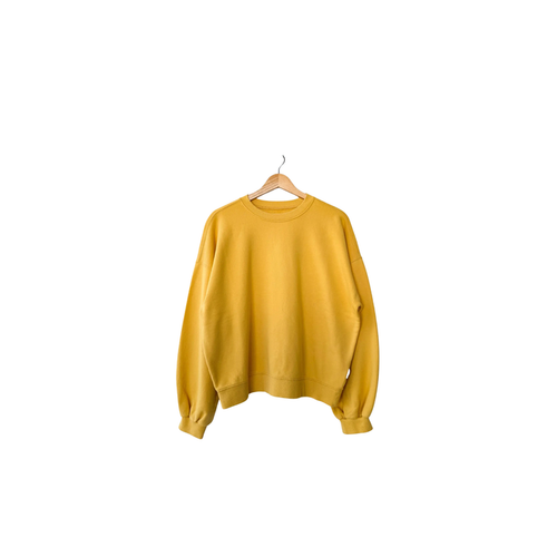 French Terry Core Sweatshirt - Deep Yellow