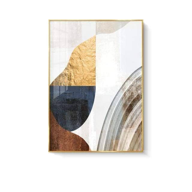 Glamorous Marble Golden Foil Wall: Elegance