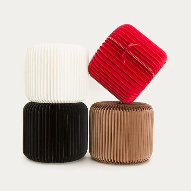 Honeycomb Kraft Foldable Stool: Sustainable Style for Your Home