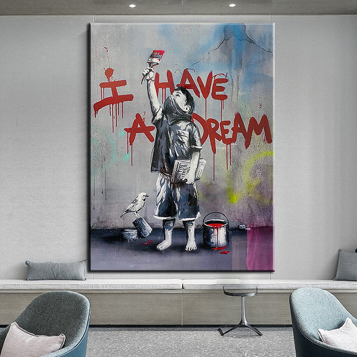 Hopeful: "I Have A Dream" Banksy