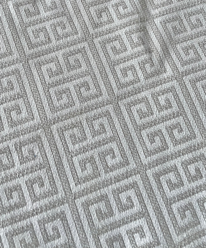 Venetian: Greek Key Performance Upholstery Fabric by the Yard - Annabel Bleu