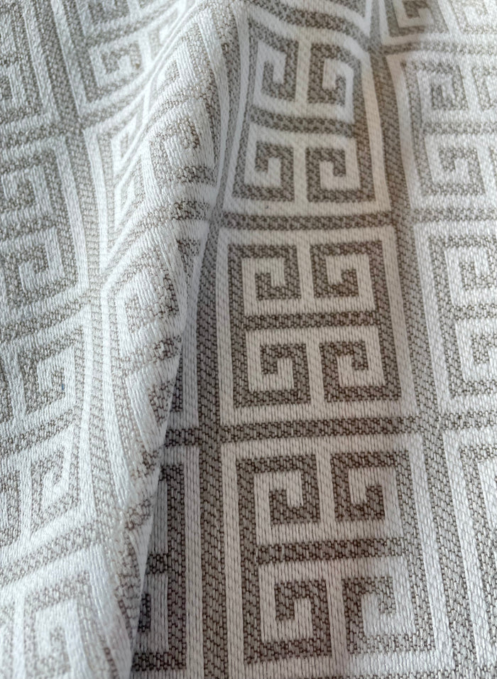 Venetian: Greek Key Performance Upholstery Fabric by the Yard - Annabel Bleu