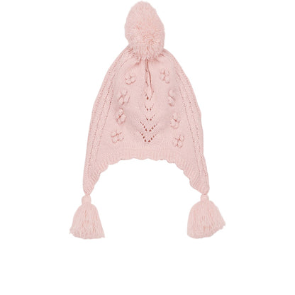 Louise Misha Isolina Beanie Knitted Blush