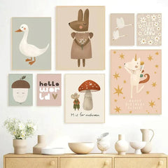 Journey of Wonder: Cute Animals Exploring the World Nursery
